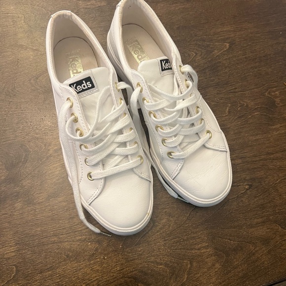 Keds white lace up sneaker - Picture 3 of 4